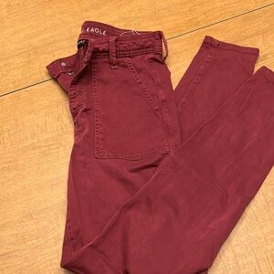 American eagle cranberry jegging